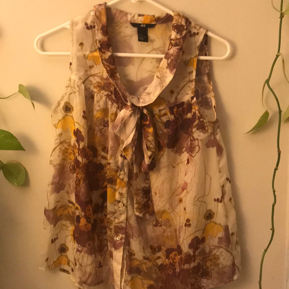 H&M Flower Blouse